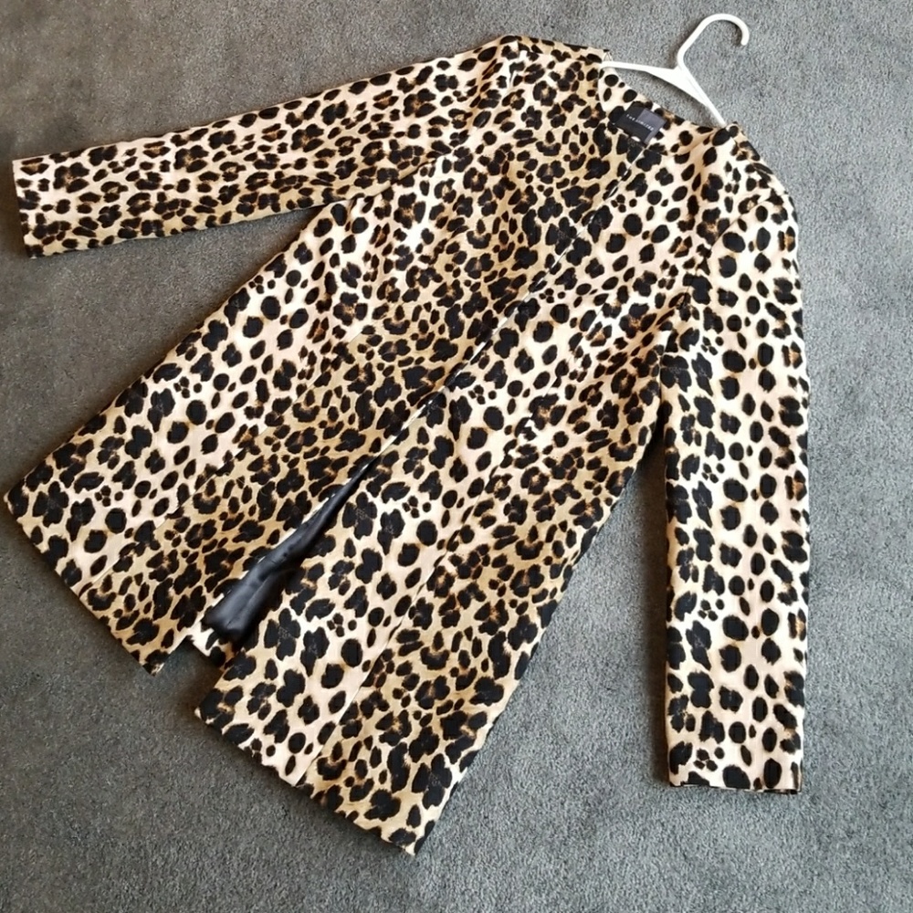 The Limited Leopard Print Lined Jacket